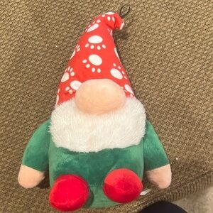 Festive Gnome Plush with Red Hat